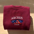 thumbnail image 3 of Arches National Park Utah Embroidered Sweatshirt, 3 of 5
