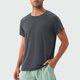 thumbnail image 1 of Tops para hombre, blusas y camisas de manga corta con cuello redondo para hombre, blusas deportivas de secado rápido de color liso para hombre, blusas de manga corta con cuello redondo para hombre, 1 of 7