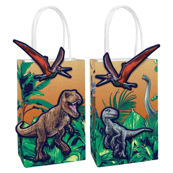 Bolsa de papel Amscan Multicolor Jurassic World Into the Wild