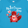thumbnail image 4 of Inktastic My 1st Canada Day with Red and White Maple Leaves Boys or Girls Baby T-Shirt, 4 of 5