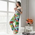thumbnail image 5 of Salouo Vegetable Print Women's Pajama Pants Casual Loose Sweatpants PJs Flowy Pants Drawstring Palazzo for Women Wide Leg Pants Lounge Pajama -X-Large, 5 of 8