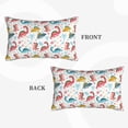 thumbnail image 4 of Kdxio Cotton Pillow Cases 16"x24" Pillowcases,Soft and Breathable Bedroom Pillow Cases-Dinosaur, 4 of 8