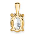 thumbnail image 3 of Auriga Fine Jewelry 14K Yellow Gold LG Diamond 3 ct Oval 4 Prong Pendant for Women (Clarity- VS, Color- DEF), 3 of 6