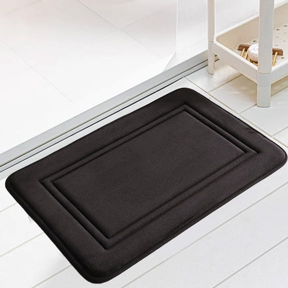 Djunllk Bathroom Rugs - Stain Resistant Floor Mat Stylish Doormat for Bathroom Entryway Room Kitchen Indoor, 15 x 23 inch