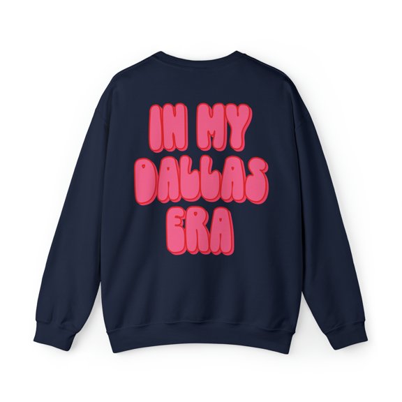 Dallas Moving Away, Printed on BACK of Sweatshirt, Gifts, Crewneck