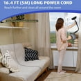 thumbnail image 5 of EAVE Handheld Steam Cleaner,12 in 1 Set Portable Steamer for Cleaning, with Steam Lock Button for Hands-free Steaming, Pressurized Hand Held Car Steamer for Furniture, Upholstery,Tile Grout, Home Use, 5 of 11
