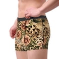 thumbnail image 2 of Naloa Animal Leopard Mens Underwear - Boxers for Men, Mens Boxer Briefs, Classic Briefs for Men-Medium, 2 of 5