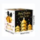 thumbnail image 3 of Fiudx Decoraciones navideñas para interiores Sorprenda este festival con nuestra caja de regalo de decoración navideña Hermosa decoración en negro y dorado ideal para exhibiciones en supermercados Ap, 3 of 6