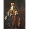 thumbnail image 3 of Pierre Subleyras 19x24 Black Modern Framed Museum Art Print Titled - Portrait of Paul-Hippolyte De Beauvillier, Duke of Saint-Aignan (1684-1776), in Knight of the Order of the Holy Spirit. (, 3 of 5
