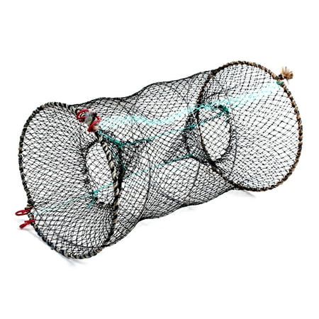 Lobster Crawfish Shrimp Cast Fishing Keep Net Cage Black for