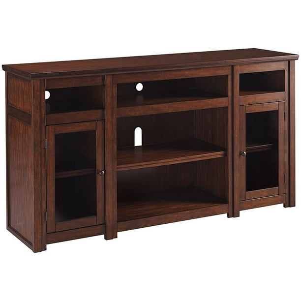 Ashley Furniture Harpan 72"" TV Stand in Reddish Brown