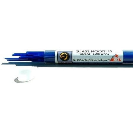 Fusig Glass COE 96 Dark Blue Opal oodles 5 Oz Tube U1035