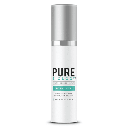 Pure Biology Premium Total Under Eye Cream for Wrinkles | Moisturizing, Hydrating, Anti-aging Serum for Men and Women, 1 fl oz (30 ml)