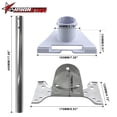 thumbnail image 3 of RYANSTAR RACING Roof Mount Compatible with Starlink Gen 3 Kit Starlink Pole Mount kit, 3 of 9