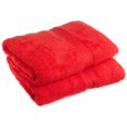 thumbnail image 1 of 900GSM Egyptian Cotton 2-Piece Bath Towel Set  Red, 1 of 1
