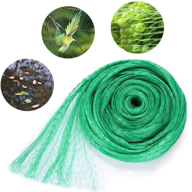 Red de protección contra aves de 2 m * 10 m - Red de protección de hojas - Contiene, para red de hojas, redes de plantas, redes de jardín TUNC Sencillez