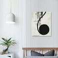 thumbnail image 3 of ONETECH Black and White Abstract Canvas Wall Art Decor with Minimalist Line Art Prints, Modern Wall Art for Home Decor,  Ready to Hang, 3 of 4