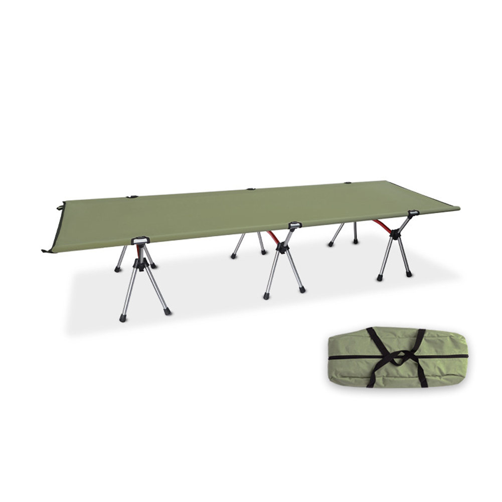 Mingyiq Outdoor Folding Camping Bed Single Person Cot Portable Foldable