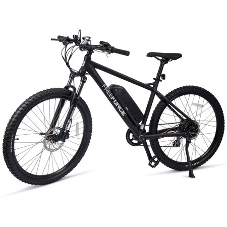 FreeForce Electric Mountain Bike  Matte Black  375W  20  Frame  27.5  Wheel  Kenda Tires  20mph  Throttle  Pedal Assist  8 gears  Bafang Motor