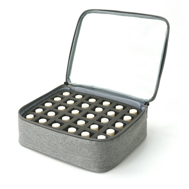 Yuarrent Estuche organizador de esmaltes de uñas, bolsa de maquillaje portátil, almacenamiento de viaje para manicurista, bolsa de maquillaje Almacenamiento y organización del hogar do