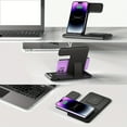 thumbnail image 3 of 3 In 1 Fast Charging Station, Folding Wireless Charger Stand For iPhone, 3 of 4