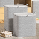 thumbnail image 5 of Caja de almacenamiento tridimensional Caja de almacenamiento para el hogar con organizador de ventana de tela plegable Armario de almacenamiento de gran capacidad 150L, 5 of 5
