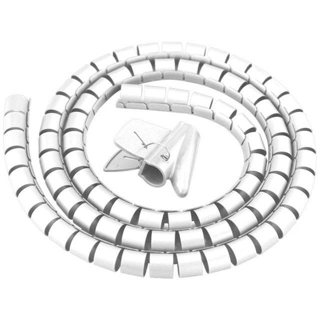 Lefu 1.5M 8MM Flexible Coiled Cable Organizer Storage Pipe Household Cord Protective