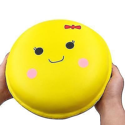 Ejercitadores de manos HUOGUO, tarta de macarrones de gran tamaño, de color amarillo blando