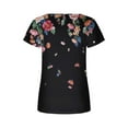 thumbnail image 5 of Viikei Summer Tops for Women 2025 Short Sleeves Lightweight Casual Shirt for Women Women Fashion Printed Casual V-Neck Short Sleeve Loose T-Shirt Blouse Tops, 5 of 5