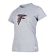 thumbnail image 2 of NFL Playera Aficionado Básica Atlanta Falcons Gris para Mujer, Talla Chica, 2 of 5