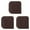 Brown(3), variant on 2pcs Kitchen Scraper Pan Scraper Dish Scraper Food Scraper Cleaning Scraper Tool