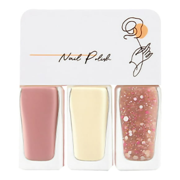 Juego De 3 Esmaltes De Uñas A Base De Agua Para Mujer, Fácil De Despegar, Secado Rápido, Para Citas, Fiestas De Halloween