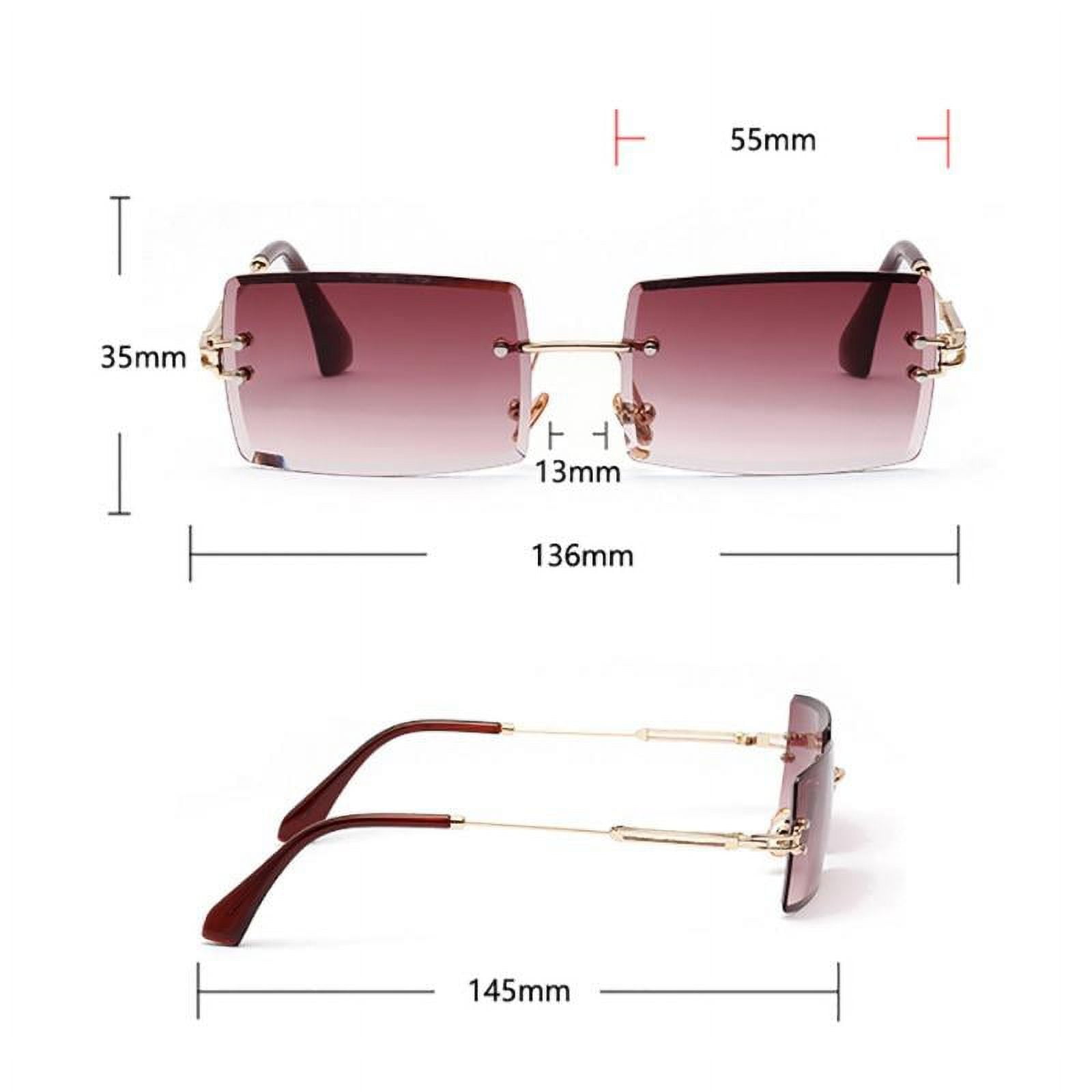  Verfimaci Trendy Rectangle Sunglasses for Women Man Square Sun  Glasses : Clothing, Shoes & Jewelry