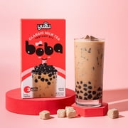 Yulu Foods Instant Boba Classic Milk Tea, Bubble Tea Kit, 3 Drinks