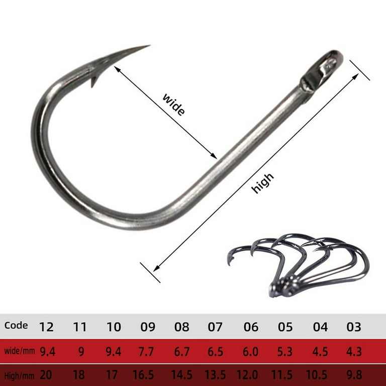 Fishhooks Fish Hooks with Barbs 10 Sizes Carbon Steel Fishing Hooks with  Portable Storage Box - buy Fishhooks Fish Hooks with Barbs 10 Sizes Carbon  Steel Fishing Hooks with Portable Storage Box