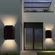 thumbnail image 4 of Lámpara de pared solar para exteriores arriba abajo luz luminosa | Aplique de pared nocturno LED | Decoración de patio impermeable con energía solar | Panel policristalino de 2V 80mA | PVC ABS | los, 4 of 4