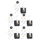 thumbnail image 1 of Movimiento de Reloj Bewildely con Manecillas de Hora y Minuto Mecanismo de Relojes de Pared Type5 NO5, 1 of 6