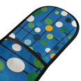thumbnail image 4 of Yayeee Double Oven Mitt Kitchen Heat Resistant Baking 35" x7" Quilted Glove, Blue Abstract, 4 of 6