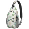 thumbnail image 1 of Beach-Themed Turtle Sling Backpack - Anti-Theft Crossbody Bag for Daily Commuting & Travel - Durable & Travel-Ready Design, 1 of 6