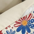 thumbnail image 5 of Patriotic Throw Pillow Cover, 4Th of July Decorations Outdoor, American Flag Pillow, Flower Throw Pillow, 18X18 Inch 1Pcs Independence Day Star Stripe Daisy Decorative Cushion, 5 of 8