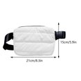 thumbnail image 2 of Bolso bandolera informal para mujer, bolso de cintura a la moda de gran capacidad, monedero, bolso de viaje, 2 of 5