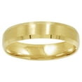 thumbnail image 3 of Men's 10K Yellow Gold 5mm Comfort Fit Beveled Edge Satin Finish Wedding Band (Available Ring Sizes 8-12 1/2) Size 9, 3 of 3