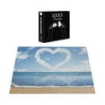 thumbnail image 5 of Ambesonne Valentines Day Jigsaw Puzzle, Clouds Heart Shape, Heirloom-Quality Fun Activity for Family Durable Cardboard, 1000 pcs, Blue White Sand Brown, 5 of 5