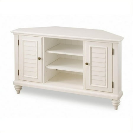 Bowery Hill Corner Tv Stand In White Walmart Com