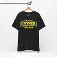 thumbnail image 2 of The Beat Father of the Galaxy Black T-Shirt - Dad Tee | Cool Father's Day Gift | Sci-Fi Dad Shirt, 2 of 8