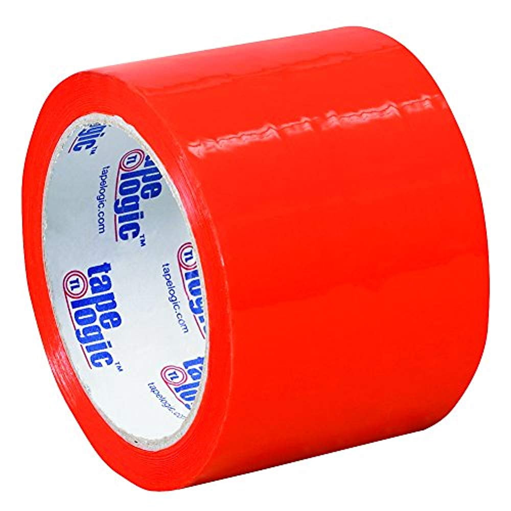 Tape Logic Orange Carton Sealing Tape 3" x 55 Yard (6 Pack)