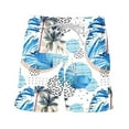 thumbnail image 7 of Midsumdr Mens Shorts Hawaiian Holiday Style Printing Casual Beach Shorts Summer Fashion Loose Plus Size Drawsting Shorts with Pockets, 7 of 7