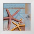 thumbnail image 3 of Paul Brent 15x15 White Modern Wood Framed Wall Art Titled - Sanibel Starfish, 3 of 5
