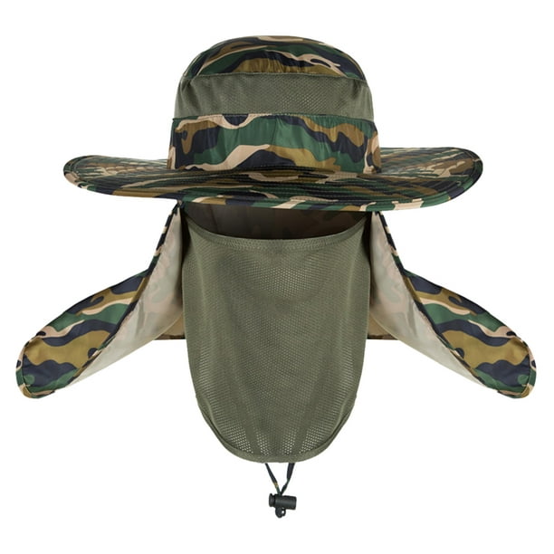 Outdoor Fishing Hat Sun Cap for Men Women Breathable Wide Brim UV