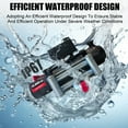 thumbnail image 6 of Accreate 13800lbs Electric Winch, Waterproof IP67 78ft Steel Cable Truck Winch with Wireless Handheld Remote, 12V Power Winch Winch, 6 of 9